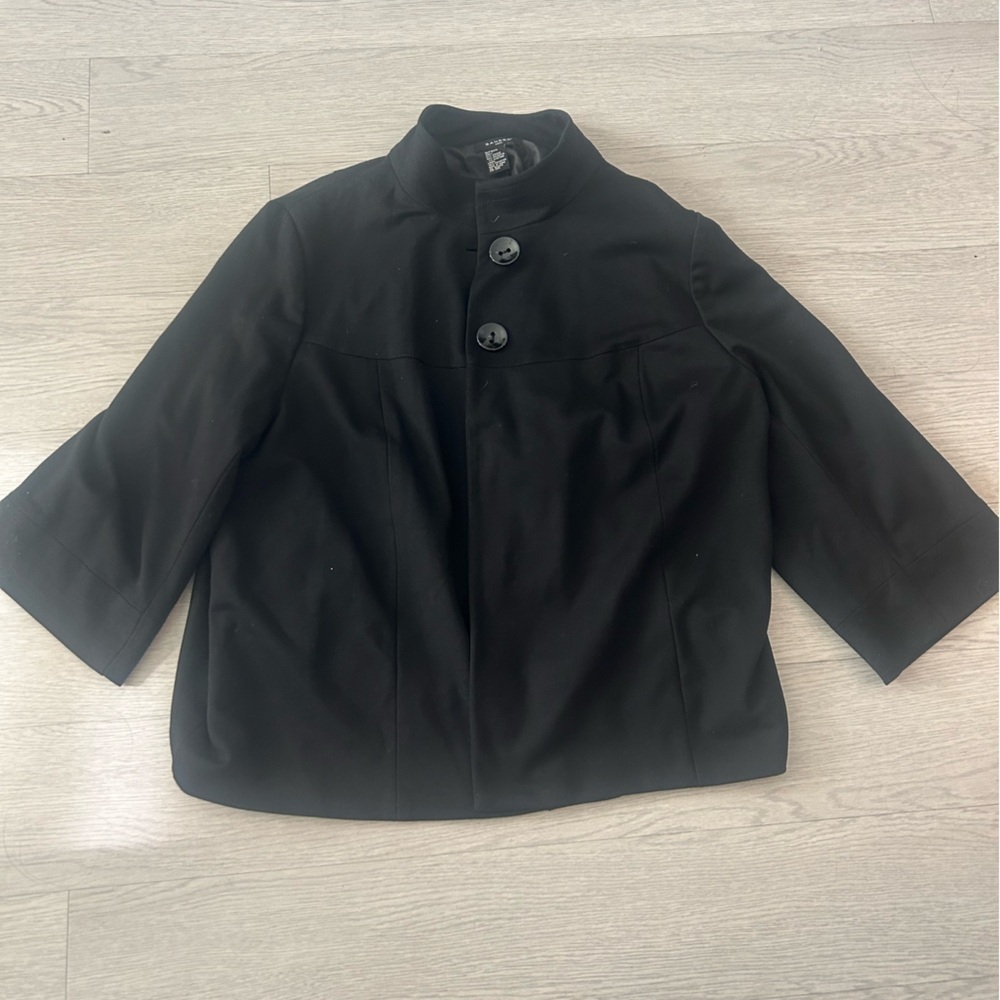 Sandro Woman Cardigan Blazer Cape Size 3X